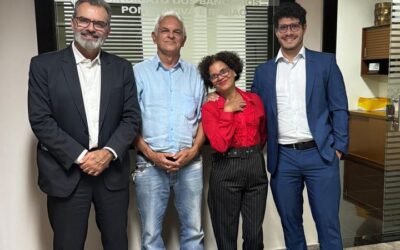 Rota MP&C: Humberto Marcial e Rafael Assis visitam o SEEB Ponte Nova